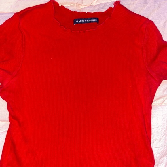 brandy red tee - Picture 1 of 2